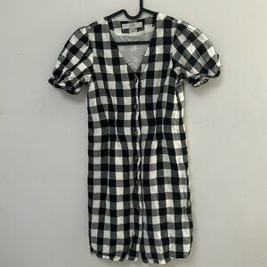 Like New Loft Plaid Mini Dress -00P